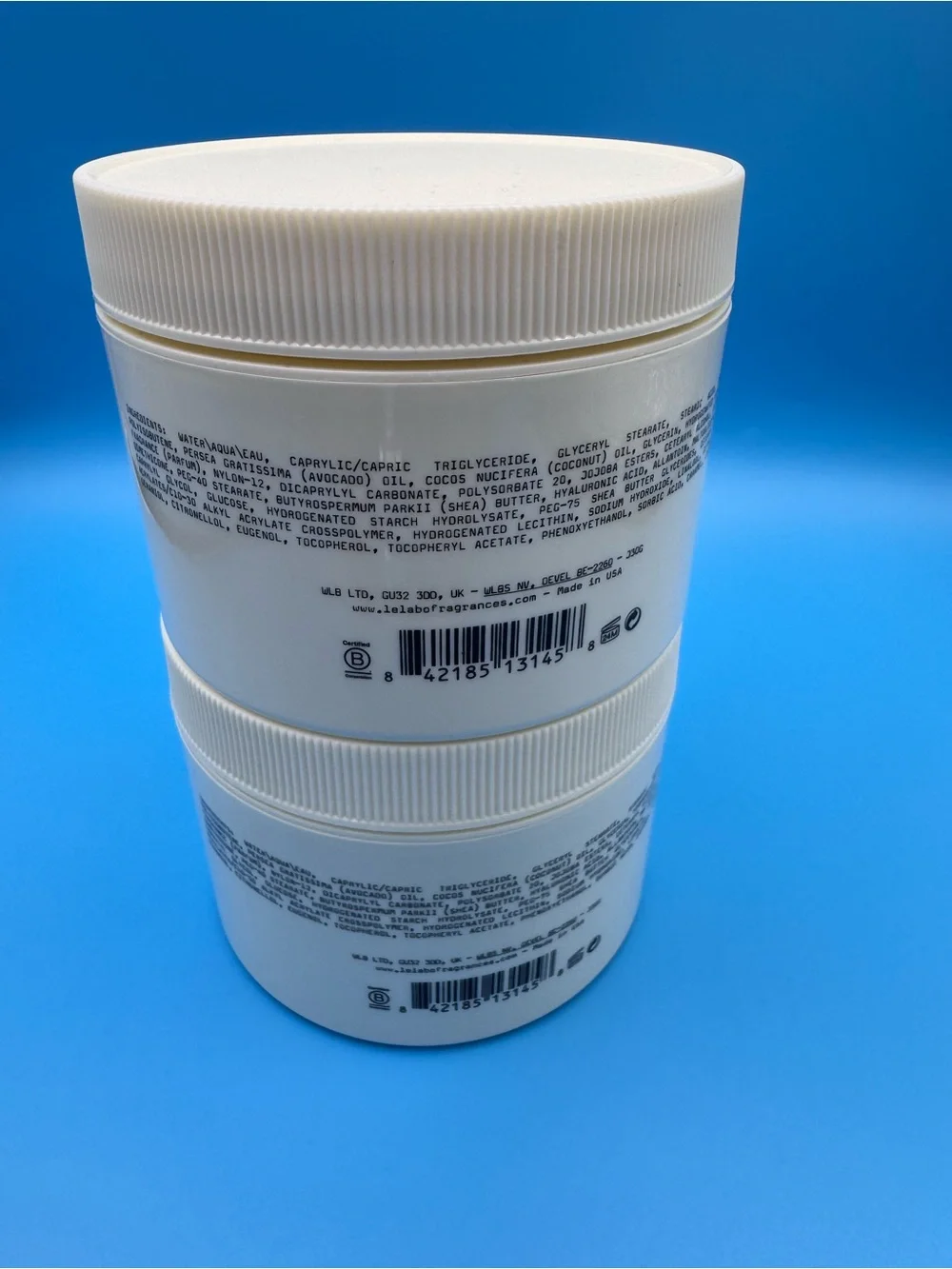 2 x Le Labo Body Cream Basil 250ml each